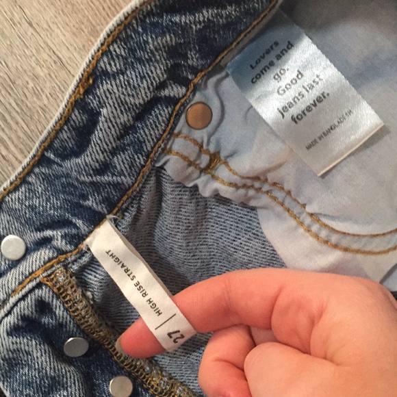 ⭕️3for$15⭕️ Pacsun high rise straight jeans - Picture 12 of 16